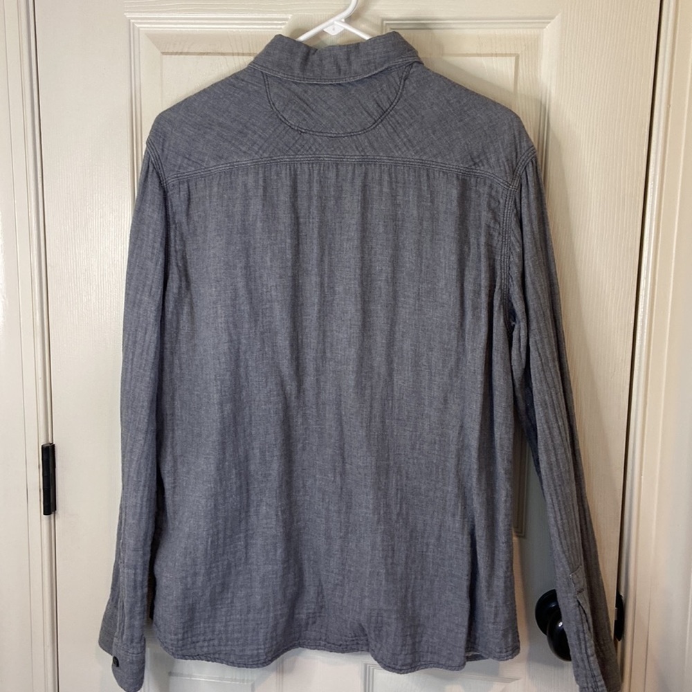 Converse Gray Chambray Button Down Shirt - image 5